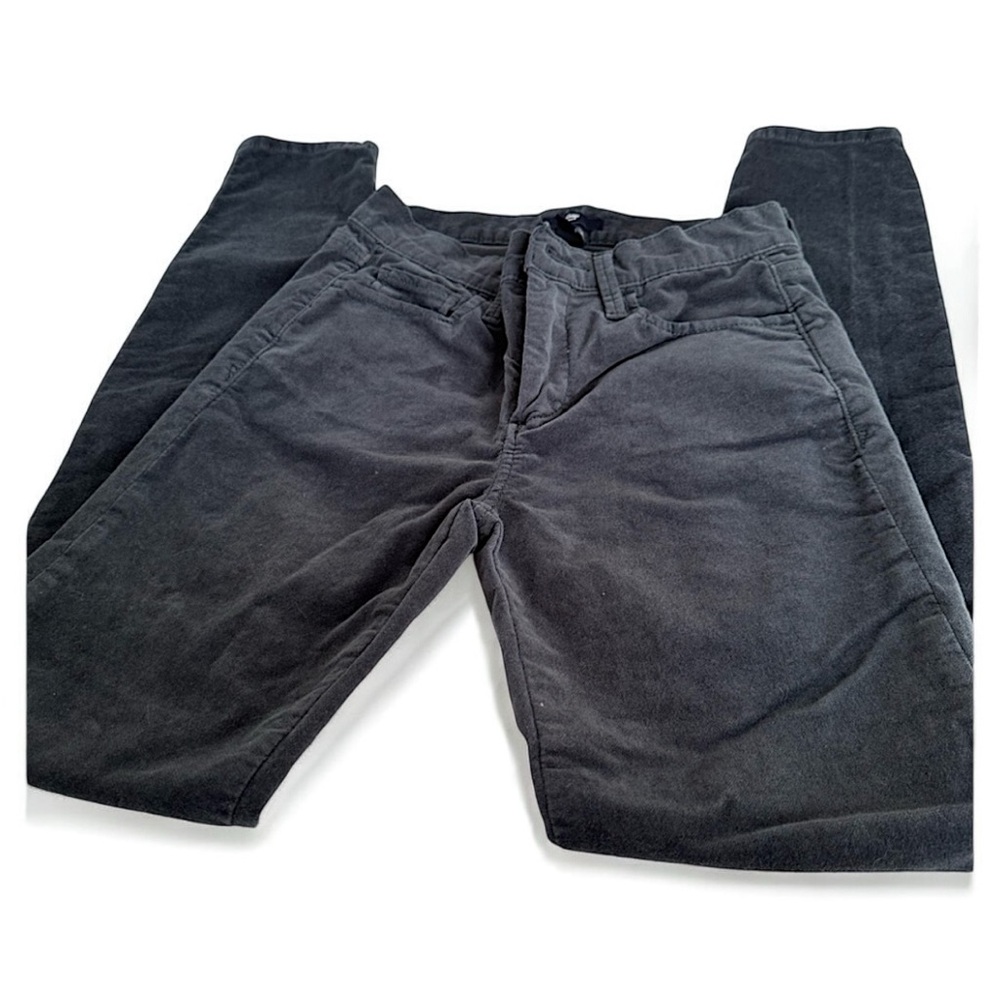 GAP PANTS VELVET CORDUROY TRUE SKINNY DARK PEARL WOMEN’S SIZE 0 REGULAR